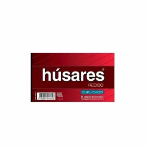 Talonario de Recibo duplicado HUSARES 1825