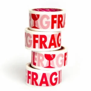 Cinta de embalaje FRAGIL Stiko 48 mm x 50 mts