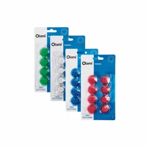 Imanes para pizarra blister x 8 unidades