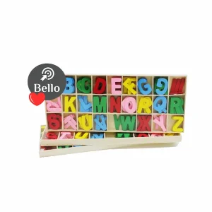 Caja de letras de madera art. 6636