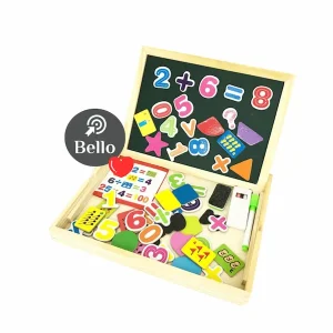 Pizarra con numeros imantados