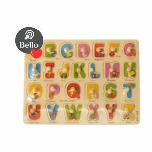 Encastre letras de madera con tirador art. 7945