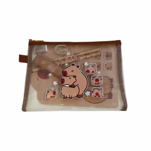 Cartuchera Capybara con utiles
