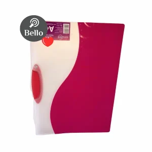 Carpeta A4 plastica plana con clip