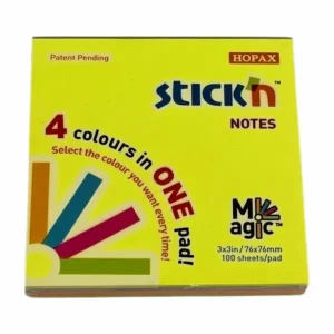Nota autoadhesiva fluo 76 X 76 100 H.
