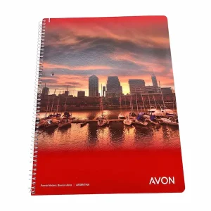 Cuaderno con espiral 21 x 29 cm  AVON 84 H.