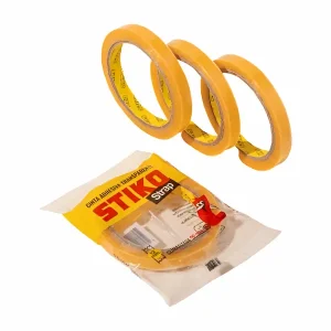 Cinta adhesiva STIKO STRAP 12 mm x 60 mts c/u