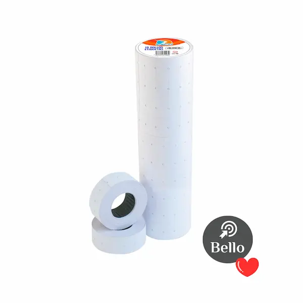 Rollos de etiquetas Blancas Ezco x 10 unidades