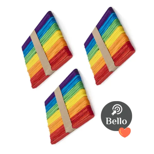 Palito de Helado Color x 50 unidades