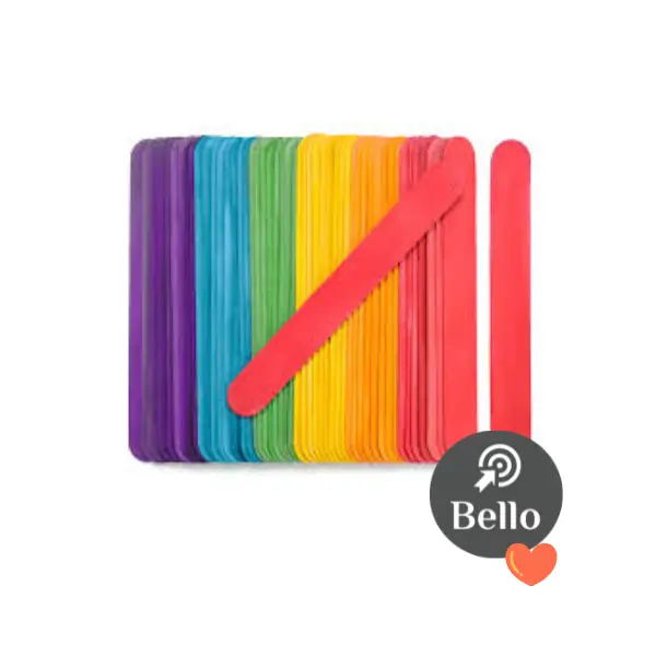 Palito de Helado Jumbo Color x 30 unidades