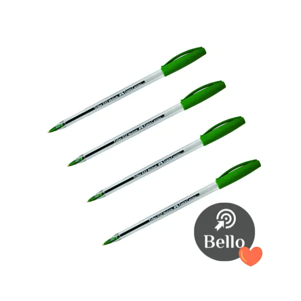 Boligrafo Faber Castell Trilux Verde x  unidad