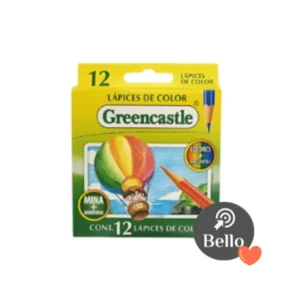 Lapices de color Greencastle x 12 cortos