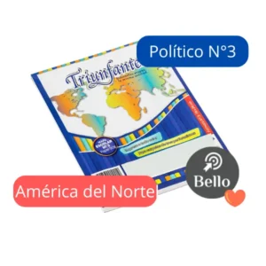 Mapas N3 Politico America del Norte X 40 unidades