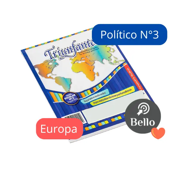 Mapas N3 Politico Europa X 40 unidades