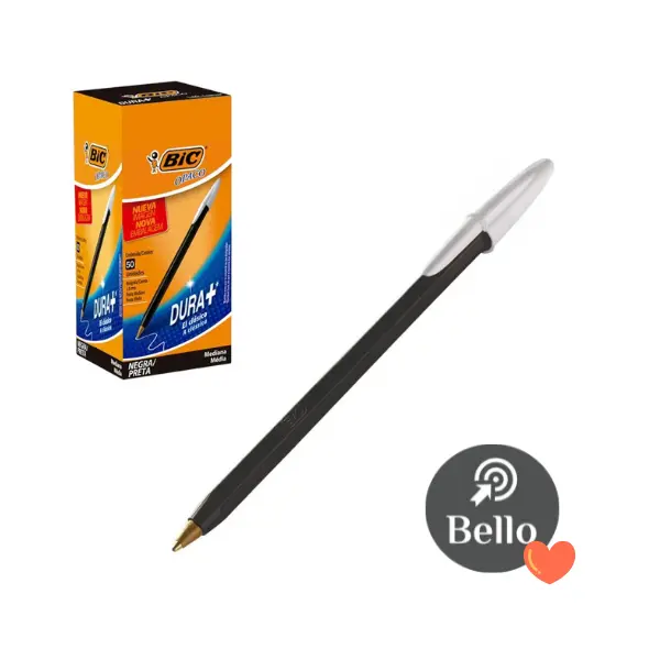 Boligrafo Bic Opaco Negro unidad