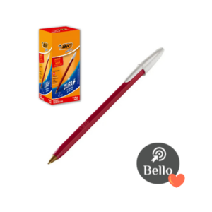 Boligrafo Bic Opaco Rojo unidad