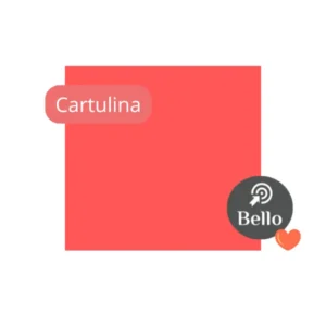 Cartulina color Roja