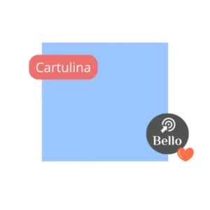 Cartulina color Celeste