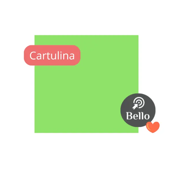 Cartulina color Verde Claro