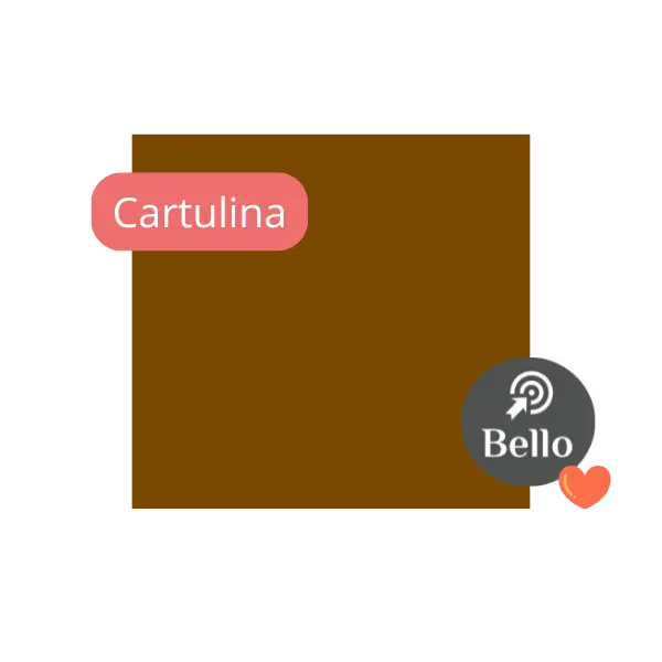 Cartulina color Marron