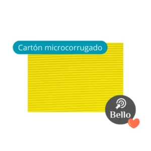Carton Microcorrugado Amarillo