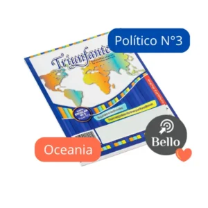 Mapas N3 Politico Oceania X 40 unidades