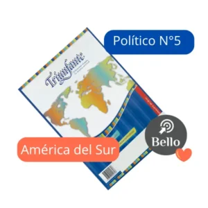 Mapas N5 Politico America del Sur X 20 unidades
