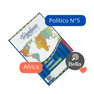 Mapas N5 Politico Africa X 20 unidades