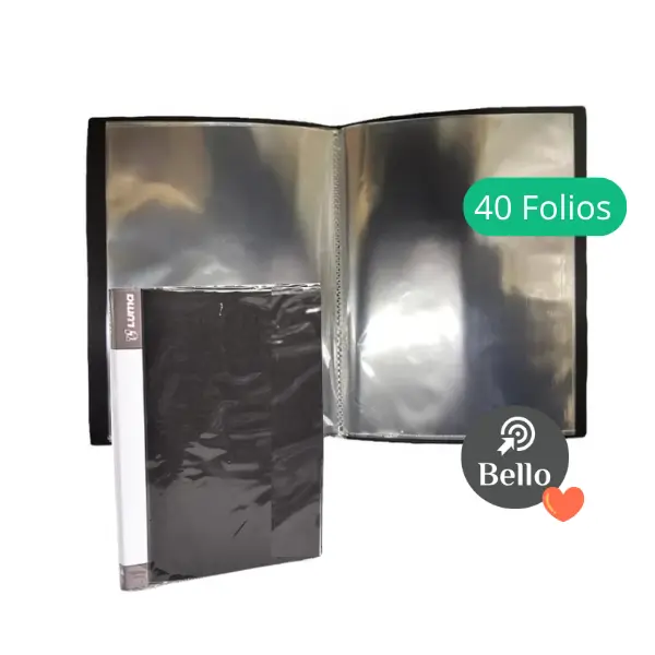 Carpeta A4 con 40 folios Luma