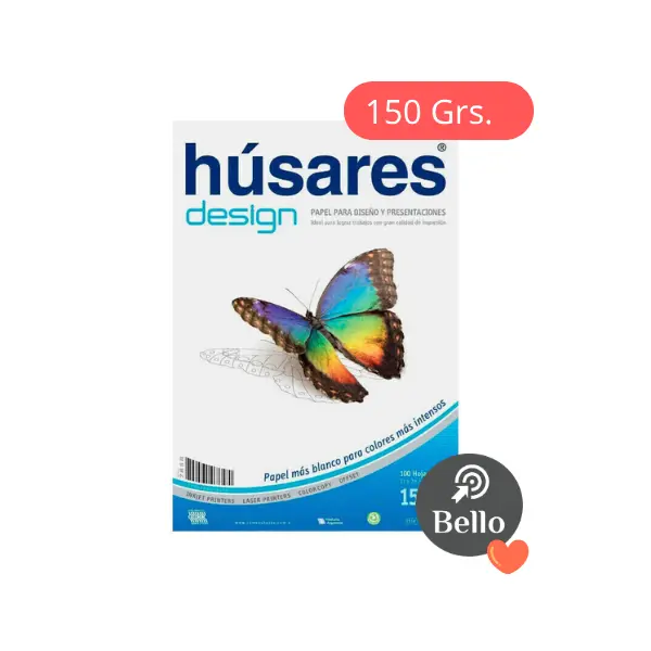 Resma A4 Husares Design 150 gr. x 100 hojas