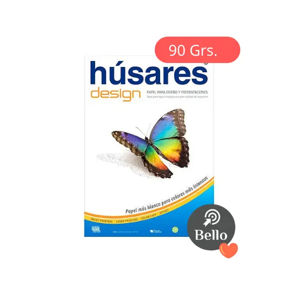 Resma A4 Husares Design 90 gr. x 100 hojas